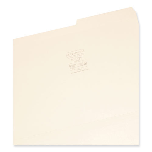 Reinforced Guide Height File Folders, 2/5-cut Tabs: Right Position, Legal Size, 0.75