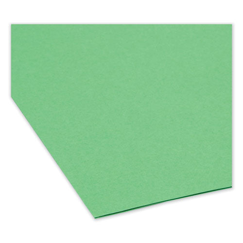 Reinforced Top Tab Colored File Folders, Straight Tabs, Legal Size, 0.75
