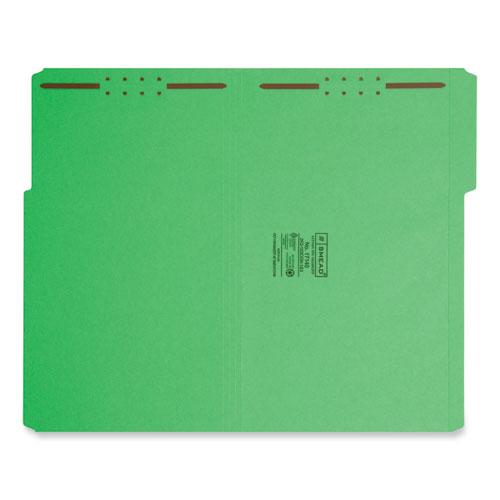Top Tab Colored Fastener Folders, 0.75