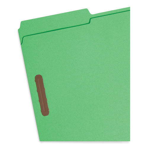 Top Tab Colored Fastener Folders, 0.75
