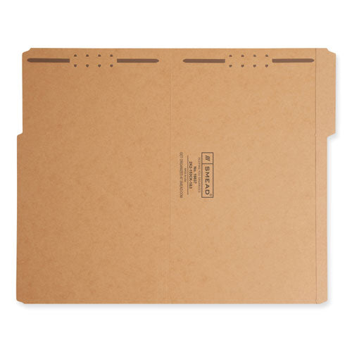 Top Tab Fastener Folders, 1/3-cut Tabs: Assorted, 0.75