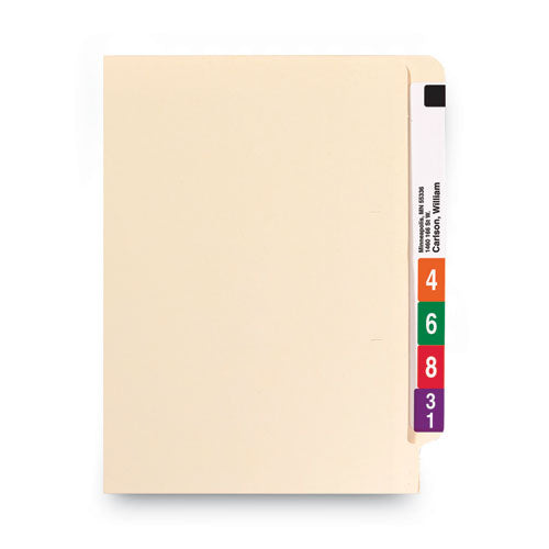 Heavyweight Manila End Tab Folders, 9.5