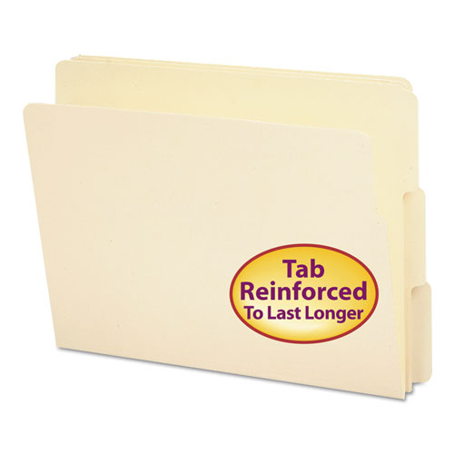 Heavyweight Manila End Tab Folders, 9