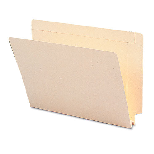 Heavyweight Manila End Tab Expansion Folders, Straight Tabs, Letter Size, 1.5