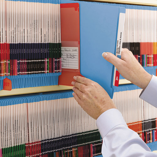 Heavyweight Colored End Tab Fastener Folders, 0.75