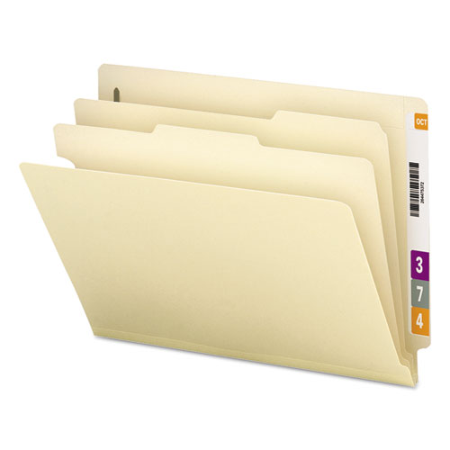 Manila End Tab Classification Folders, 2