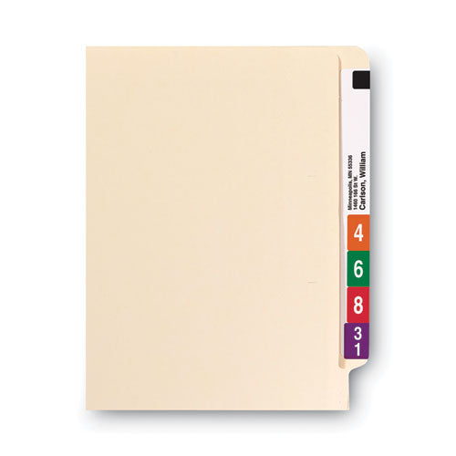 Heavyweight Manila End Tab Folders, 9.5