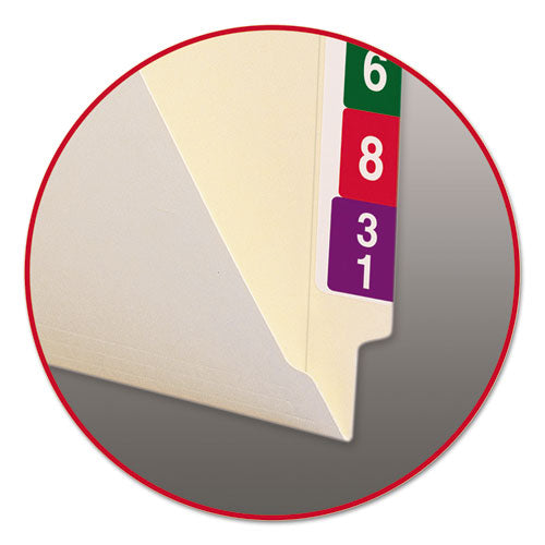 Heavyweight Manila End Tab Folders, 9.5