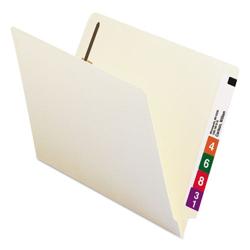 Heavyweight End Tab Fastener Folders, Interior Front-cover Pocket, 0.75
