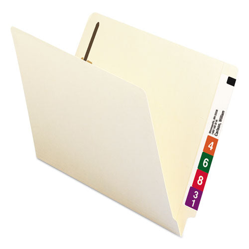 Recycled Manila End Tab Fastener Folders, 0.75