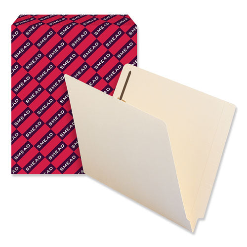 Recycled Manila End Tab Fastener Folders, 0.75