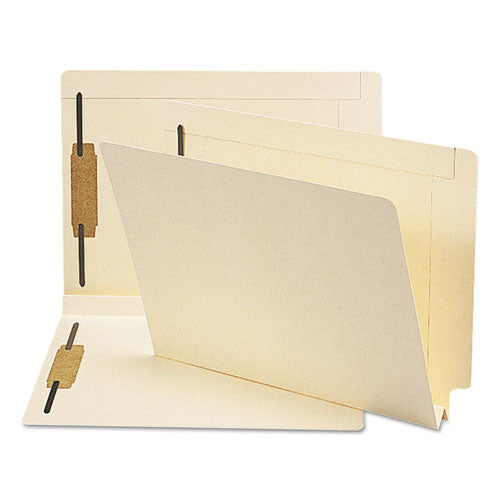 End Tab W-fold Fastener Folders With Reinforced Tabs, 1.5