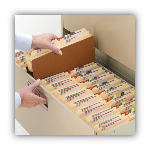 Redrope Drop Front File Pockets, 1.75