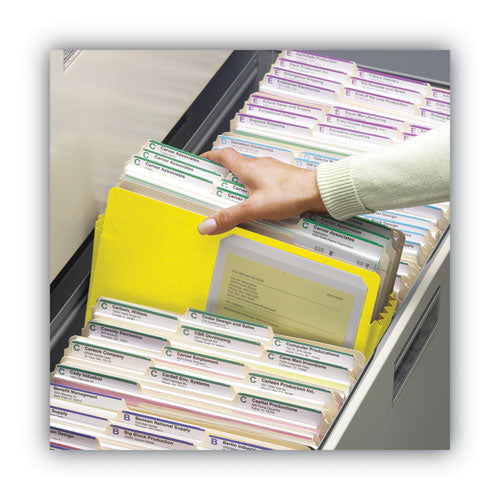 Colored File Pockets, 3.5