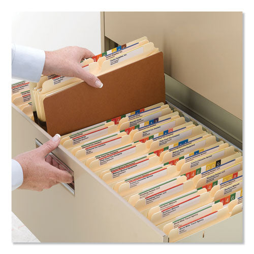 Redrope Drop Front File Pockets, 5.25