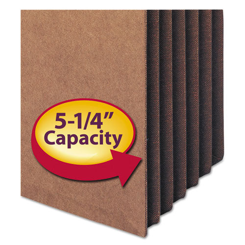 Redrope Drop-front File Pockets With Fully Lined Gussets, 5.25