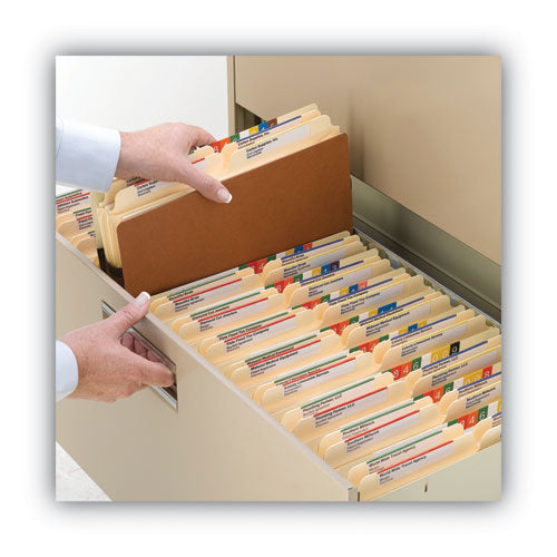 Redrope Tuff Pocket Drop-front File Pockets With Fully Lined Gussets, 3.5