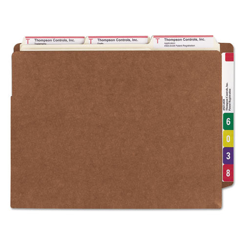 Heavy-duty Redrope End Tab Tuff Pockets, 5.25