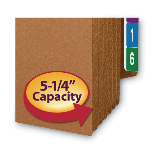 Heavy-duty Redrope End Tab Tuff Pockets, 5.25