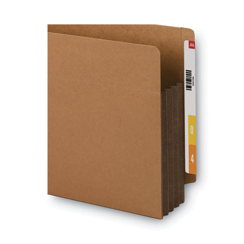 Redrope Drop-front End Tab File Pockets, Fully Lined 6.5