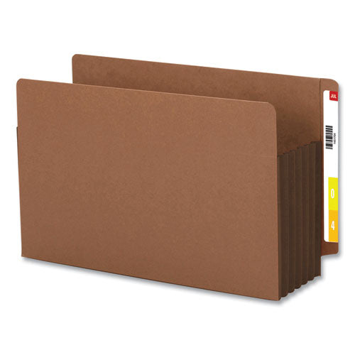 Redrope Drop-front End Tab File Pockets, Fully Lined 6.5