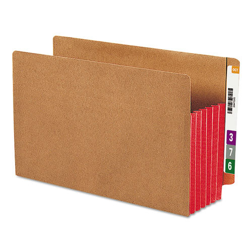 Redrope Drop-front End Tab File Pockets, Fully Lined 6.5