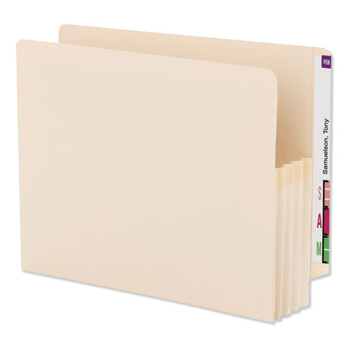 Manila End Tab File Pockets, 3.5