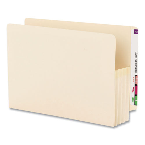 Manila End Tab File Pockets, 3.5