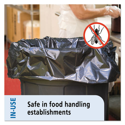 Insect-repellent Trash Bags, 55 Gal, 2 Mil, 37