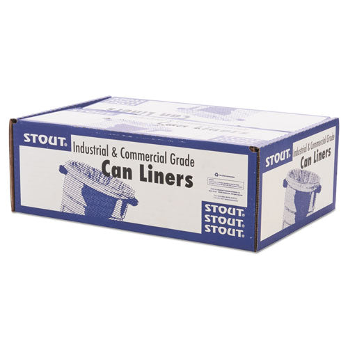 Total Recycled Content Plastic Trash Bags, 60 Gal, 1.5 Mil, 36