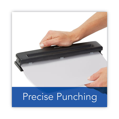 10-sheet Desktop Light-duty Two- To Three-hole Adjustable Punch, 9/32