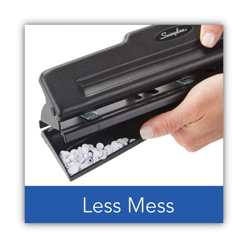 10-sheet Desktop Light-duty Two- To Three-hole Adjustable Punch, 9/32