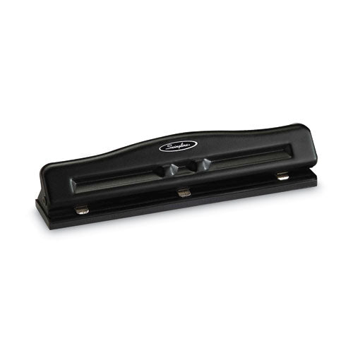 11-sheet Commercial Adjustable Desktop Two- To Three-hole Punch, 9/32