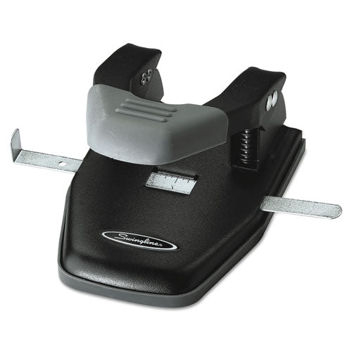 28-sheet Comfort Handle Steel Two-hole Punch, 1/4