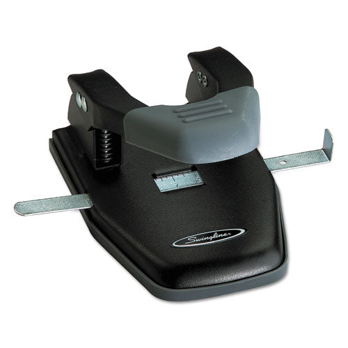 28-sheet Comfort Handle Steel Two-hole Punch, 1/4