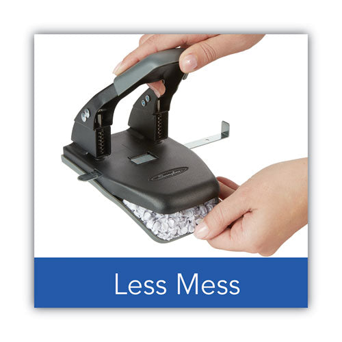 28-sheet Comfort Handle Steel Two-hole Punch, 1/4