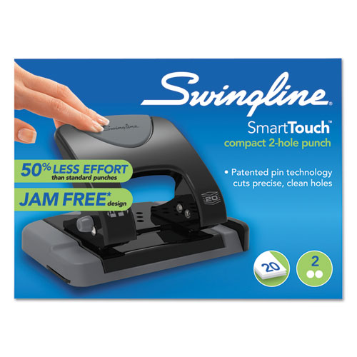20-sheet Smarttouch Two-hole Punch, 9/32