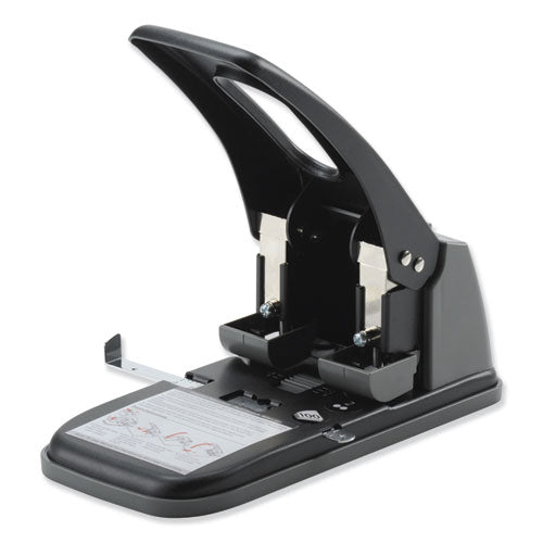 100-sheet High Capacity Two-hole Punch, Fixed Centers, 9/32
