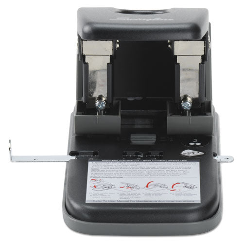 100-sheet High Capacity Two-hole Punch, Fixed Centers, 9/32
