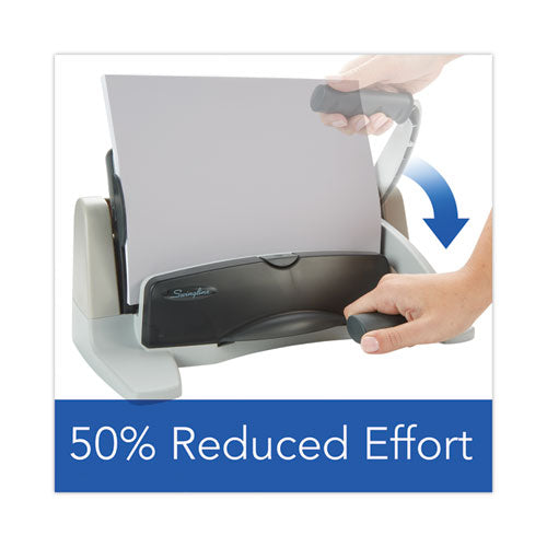 40-sheet Lighttouch Heavy-duty Two- To Seven-hole Punch, 9/32