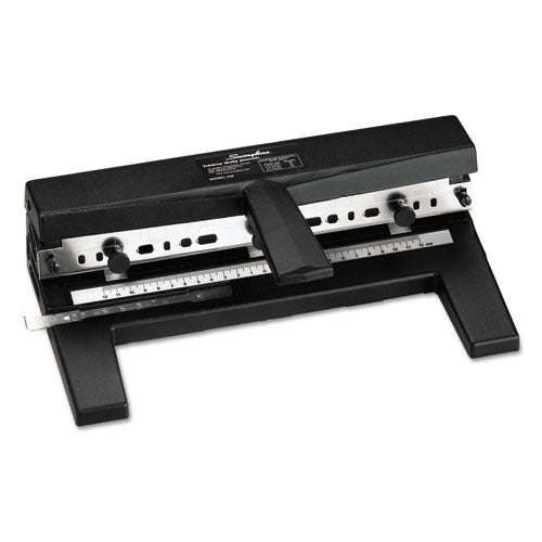 40-sheet Heavy-duty Two- To Seven-hole Adjustable Heavy-duty Paper Punch, 9/32