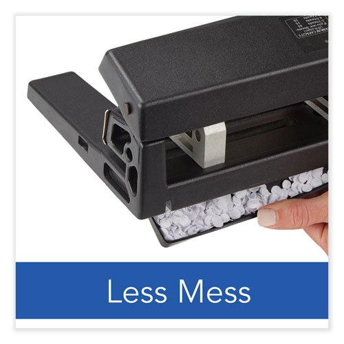 40-sheet Heavy-duty Two- To Seven-hole Adjustable Heavy-duty Paper Punch, 9/32