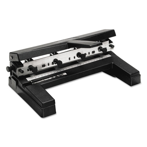 40-sheet Heavy-duty Two- To Four-hole Adjustable Heavy-duty Paper Punch, 9/32