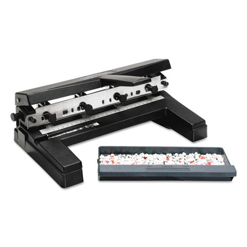 40-sheet Heavy-duty Two- To Four-hole Adjustable Heavy-duty Paper Punch, 9/32