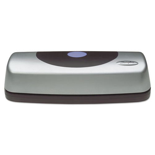 15-sheet Electric/battery Portable Desktop Punch, Three-holes, 9/32
