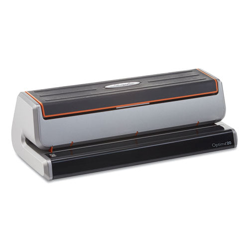 20-sheet Optima 20 Electric Punch, Three-hole, 9/32
