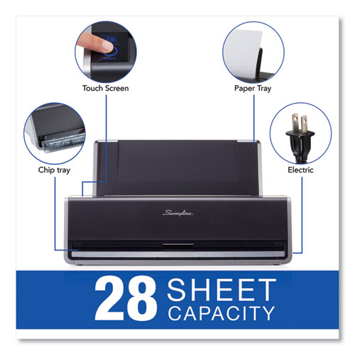 28-sheet Commercial Electric Two-hole Punch, Fixed 9/32