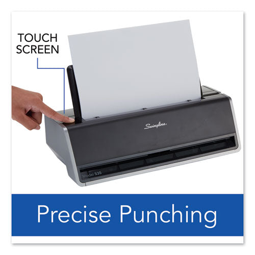 28-sheet Commercial Electric Three-hole Punch, 9/32
