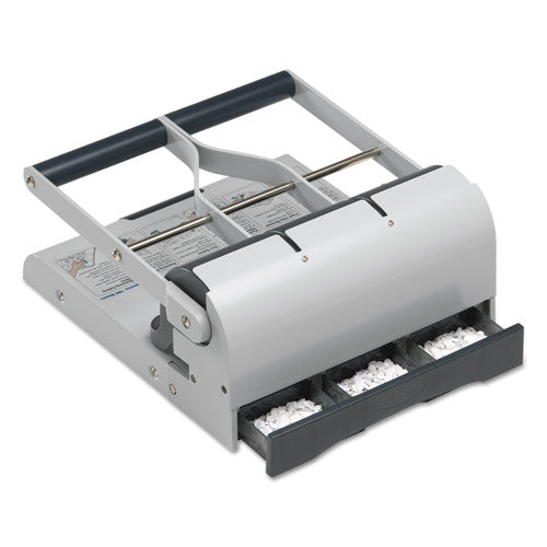 160-sheet Antimicrobial Protected High-capacity Adjustable Punch, Two- To Three-hole, 9/32