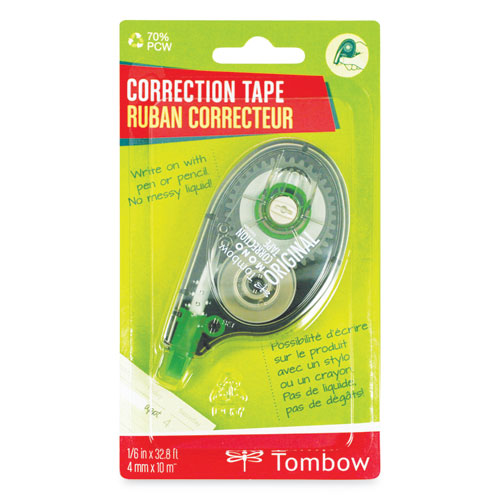 Mono Correction Tape, Non-refillable, Gray/clear Applicator, 0.17